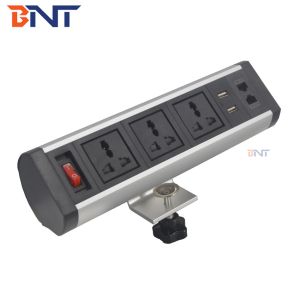Buy cheap available replace different modules supply bracket clamp on desk socket from wholesalers