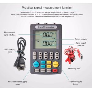 High Precision Adjustable DC Current Voltage Signal Generator With LED Display