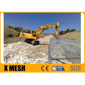 Buy cheap 6×1×1m Gabion Wire Mesh Galfan Zinc Alloy Coated Gabion Sea Wall from wholesalers