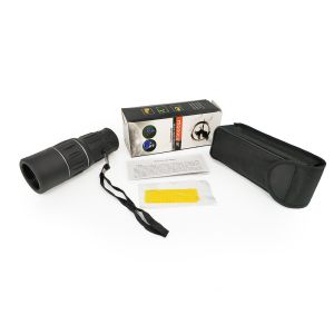 Hand Portable Monocular Telescope FMC Coating 16X52 With Retractable Eyepiece
