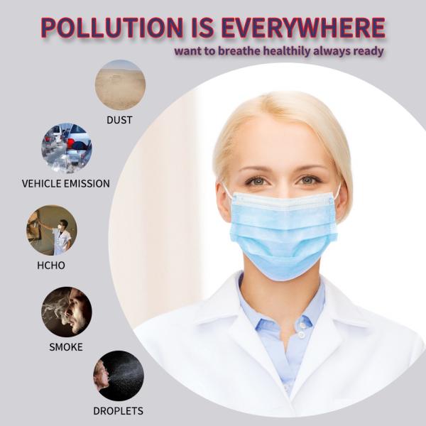 Factory directly sale face mask disposable face mask 3 ply face mask earloop
