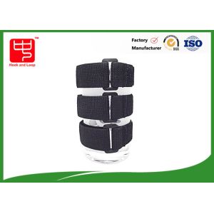 Buy cheap Black Reclosable Straps , Tie Straps Custom Size from wholesalers
