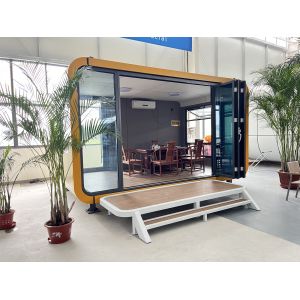 Buy cheap Customized Prefab Capsule Apple Cabin House Minimalist from wholesalers