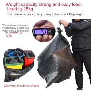 Buy cheap Large Size 140*120 Disposable Black Sanitation Thickened Flat Big Garbage Bag Factory Wholesale Plastic Garbage Bag from wholesalers