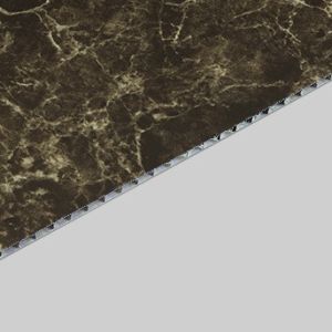 Buy cheap Fireproof Stone Marble Finish Aluminum Composite Panel WithWhite Black Stripes Acp Construction Pvdf Coating from wholesalers