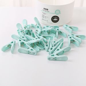 Buy cheap 24 Windproof Quilt Plastic Clothes Hanger Clips With Storage Box from wholesalers