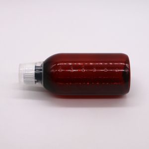 Buy cheap Body Material PET 300ml PET Empty Cough Syrup Bottle with Scale and Tamper Proof Cap from wholesalers