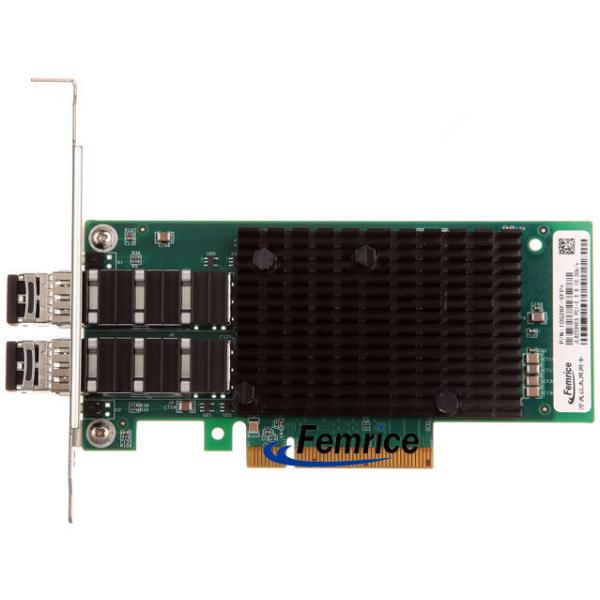 Femrice 10Gbps Dual Port Gigabit Ethernet PCI Express x8 Server Adapter Intel