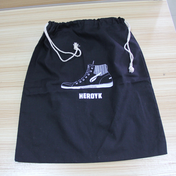 Washable Drawstring 34x45cm Cotton Storage Bag