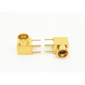 Buy cheap SMPM Male Plug Right Angle RF Connector Brass Material ROHS Certification from wholesalers