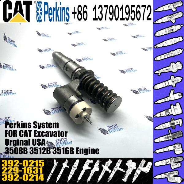 Quality Huida 3508B/3512B/3516B engine fuel injector 229-1631 392-0214 392-0215 with genuine packing for sale