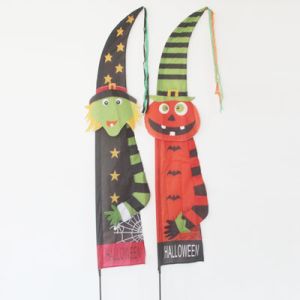 Buy cheap Halloween Garden Flag Witch and Pumpkin from wholesalers