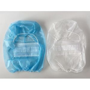 Disposable Non-Woven PP Ninja Astronaut Space Balaclava Cover Head Hood with 2