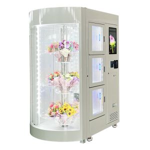 Buy cheap Intelligent Refrigeration Flower Vending Machine with Humidifier and Card Reader For Market from wholesalers