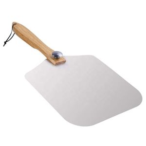 Buy cheap 12X14X25'' Pizza Tools Turning Pizza Peel Aluminum Pizza Peel With Foldable Oaken Handle from wholesalers