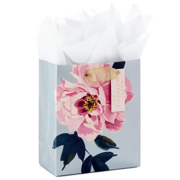 Custom Logo Flower Plated Folding Card Paper Tote Bag Made from Recycled