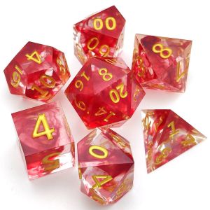 Buy cheap OEM Sharp Edge Resin RPG Dice 7 Pcs Hand Poured For Pathfinder from wholesalers