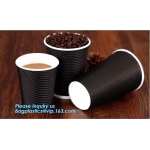 disposable cup/vending paper cup/custom coffee cups,ripple wall disposable paper