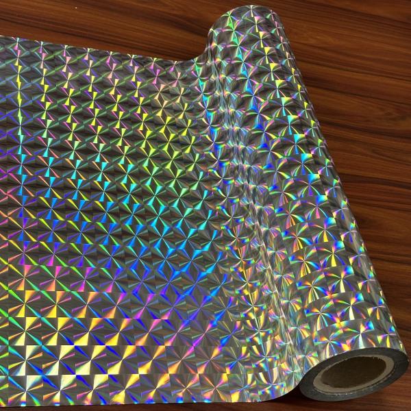 Quality Industrial Holographic Metallized Wet Film for Manufacturing Packaging Applications Durable Customizable Sizable for sale