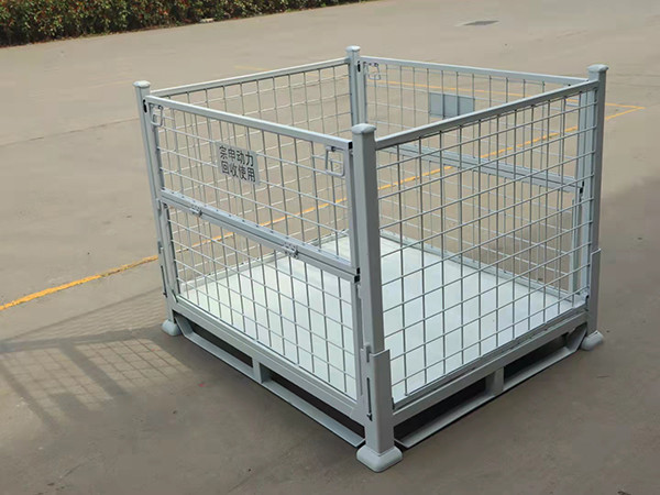 Customizable Steel Stillage Cage Carton Packaging Option For Warehouse Storage