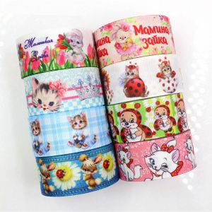 Buy cheap Wholesale Beautifully Custom Heat Transfer Printed Satin Ribbon With Logo from wholesalers