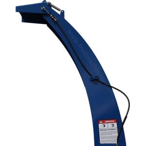 Blue Color Bx72r Hydraulic Wood Chipper 7 Inch With Adjustable Chute