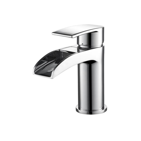 Buy cheap Elegant Bathroom Basin Sink Taps Chrome / Gold Finish T8112W from wholesalers