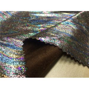 Buy cheap 0.35mm Suede Garment leather Fabric Lamination With Flowing Light And Color from wholesalers
