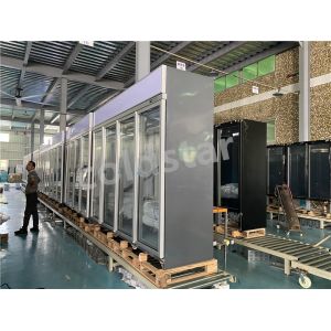 Buy cheap Grocery Store Refrigerator And Freezer Vertical Showcase Chiller from wholesalers