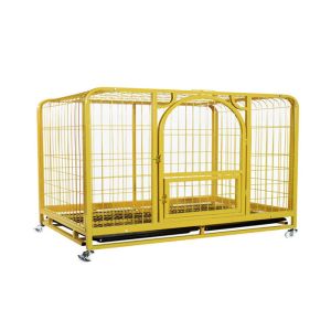 Buy cheap Custom foldable stackable kennel metal collapsable Kennel Mesh pet dog wire cage for dog from wholesalers