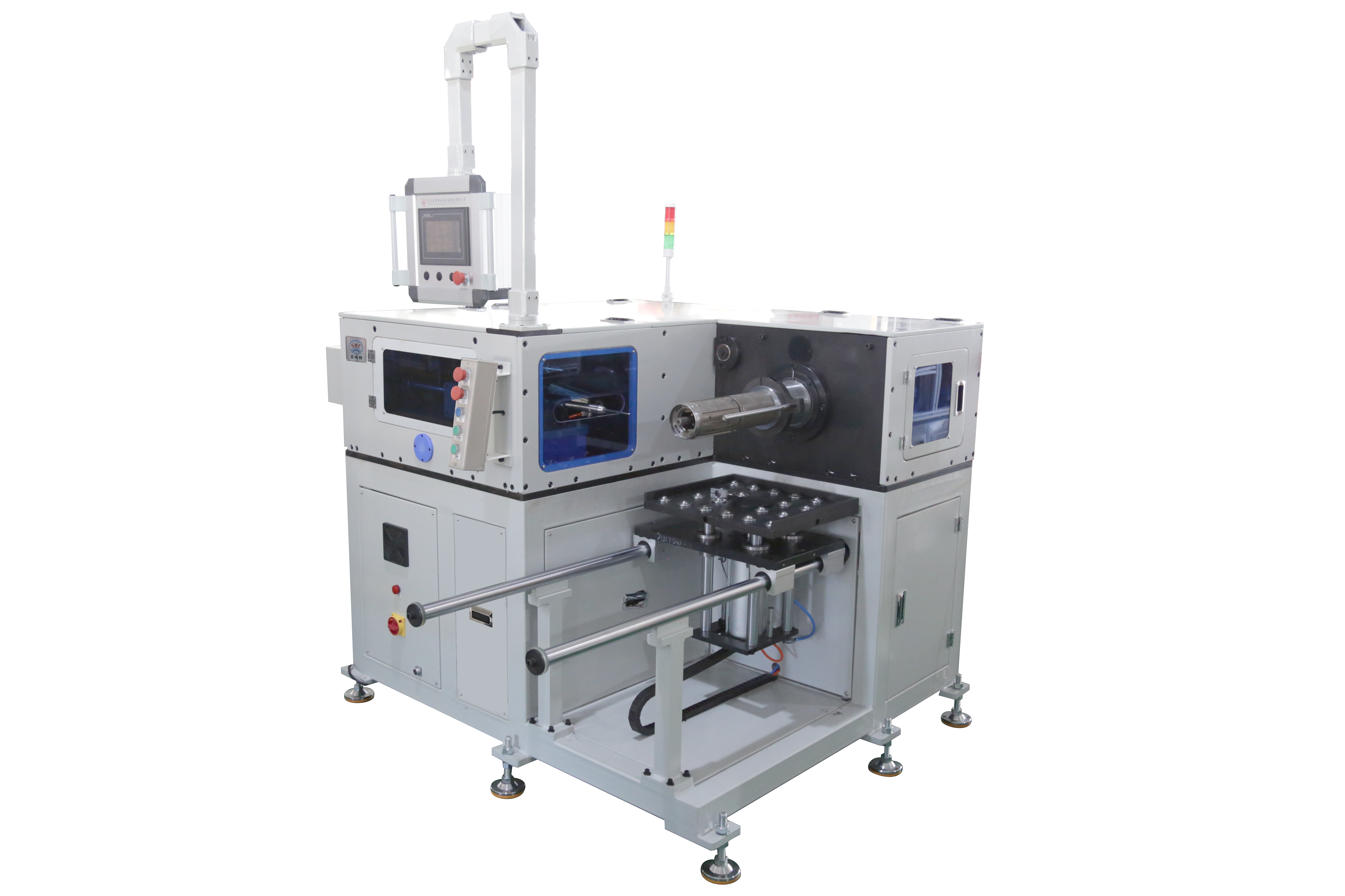 Buy cheap Automatic Stator Lacing Machine with Servo Motor Control and Horizontal Movable Fixture for Efficient Stator Loading from wholesalers