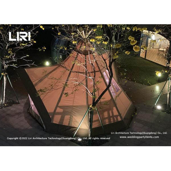 Quality Waterproof Jungle Glamping Tipi Event Tent Heavy Duty Canvas Tents for sale