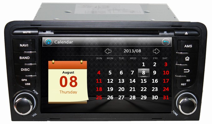 Ouchuangbo In Dash DVD Stereo Radio for Audi A3 2003-2011 GPS Navigation Audio