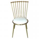 Buy cheap Elegant Simple Wedding Chairs 201 Stainless Steel Frame For Banquet Hall from wholesalers