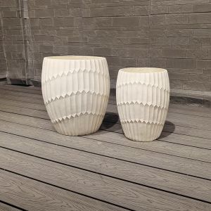 Buy cheap Indoor And Outdoor Spaces Fiberclay Planter With Long-Lasting Life Time Keep 5-6 Years from wholesalers
