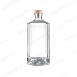 Buy cheap 200ml 375ml 500ml 750 ml Glass Bottles For Whisky Custom Size Accepted with cork from wholesalers