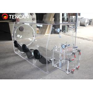 15mm Thickness Acrylic Glove Box Highly Transparent CE / ISO Standard