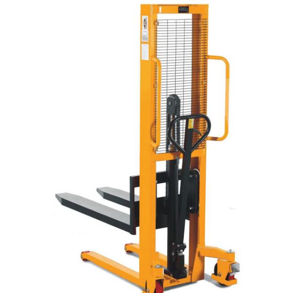 Buy cheap Hand Stacker 1000kg Load Mini Manual Lift Pallet Stacker from wholesalers