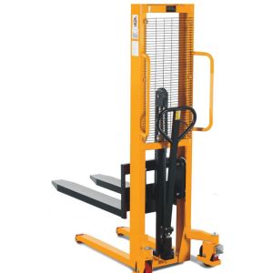Buy cheap Hand Stacker 1000kg Load Mini Manual Lift Pallet Stacker from wholesalers