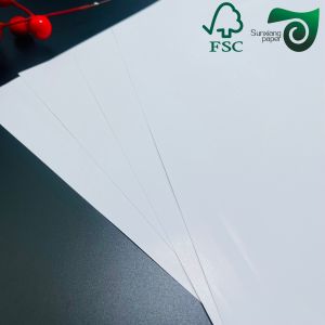 Buy cheap 120gsm 300gsm Double Sided Gloss Art Paper 72cm 102cm FSC Glossy Art Paper from wholesalers