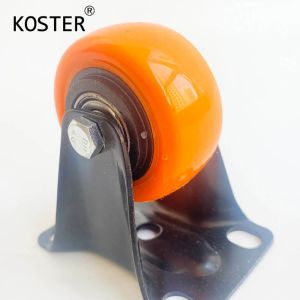 Buy cheap Orange Plastic Furniture Castor Wheel with Brake 21mm/25mm/32mm Thickness from wholesalers