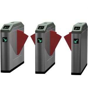 Buy cheap High Sensitivity Access Control Barriers And Gates System With Wing Turnstile Flag from wholesalers
