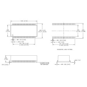 HX5G2003NLT 5G BASE-T DUAL Port POE SMD Transformer Modules 48PIN