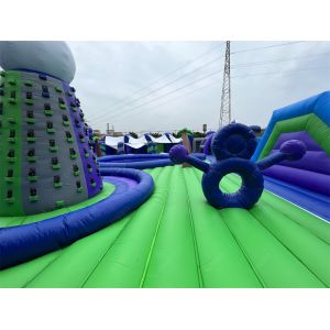 Buy cheap 30x30m Big Bounce Amusement Park Inflatable Theme Park Bounce House Play Area Game from wholesalers