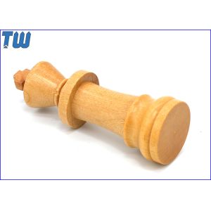 Buy cheap Wooden Bamboo King Chess 1GB USB Pendrive Customized Logo Printing from wholesalers