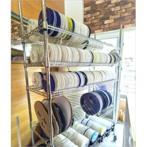 24mm PCB Handling Equipment Single Double Peak Grid Smt Reel Storage Rack