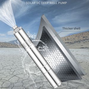 Buy cheap burshless dc submersible solar water pump for agriculture with intelligent controller solar powered from wholesalers