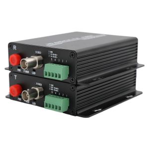 1-16Ch Optical Transmitter And Receiver 80km Distance Steel Material