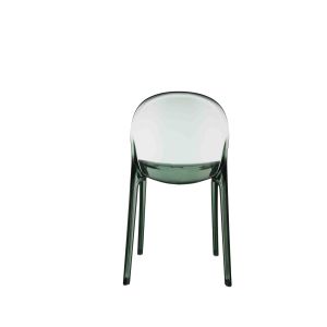 Buy cheap Stackable Coloured Acrylic Chairs Modern Oval Back Chairs ODM product