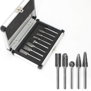 Power Tool Parts 6Mm Tungsten Carbide Burr Bits Die Grinder Bits With Customized